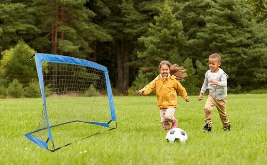 Kid Outdoor Foldable Portable Football Net Football Soccer Equipment - Image 6