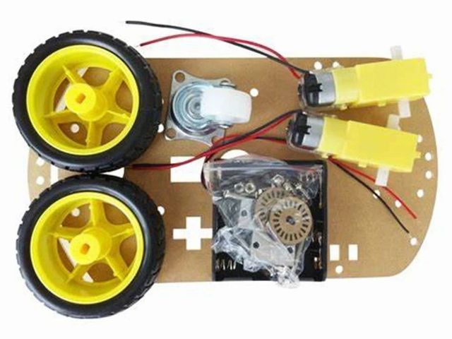 2 Wd Smart Car Chassis Kit Unassambled Voltage 220V IP Rating IP55 Frequency 50 Hz Packaing Type Box Phase Single Phase Power Source - Image 2