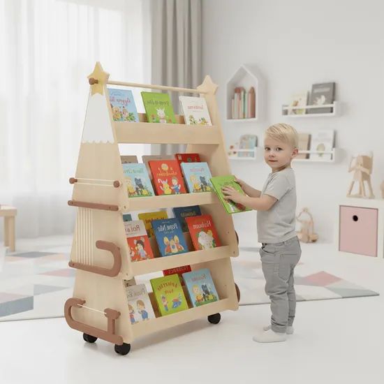 Themed Mobile Storage Rack Kids Furniture Scale Small Origin China Model NO. TA776 Usage Promotion Trademark Tooky Toy Style European & American - Image 5