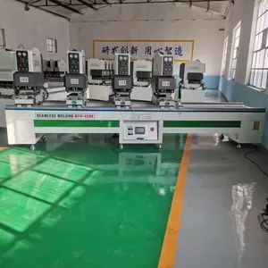 140mm Height Double Head Seamless Welding Machine for Vinyl PVC UPVC Window and Door Profile Making - Image 5