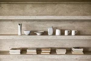 Beige and Grey Travertine Tiles for Wall Cladding Inner Decoration - Image 4