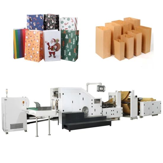 Square Bottom Paper Bag Making Machine Produce Paper Bags - Image 1