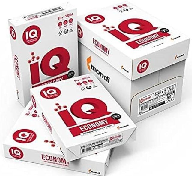 Mondi A4 Paper 80 gm - 500 Sheets - 5 Packs, Multipurpose Photocopy Paper 80GSM A4 500 Sheets - Image 1