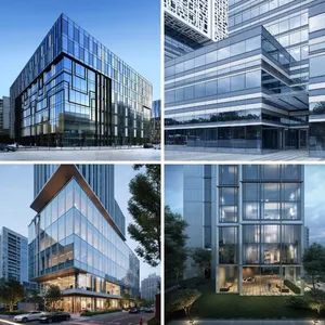 Quality-Controlled Sealing Performance Money-Saving on Labor Slim Frame Curtain Wall - Image 6