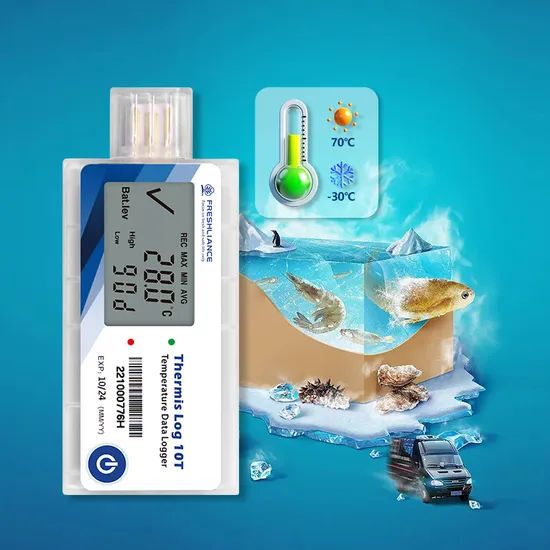 Pharma Transport Temperature Data Logger with LCD Screen for Precise Temperature Recording - Image 1