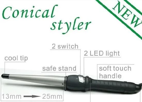LED Hair Curler (M602) Usage Home Material Iron Model NO. M602 Heater Type PTC Specification CE Origin Guangzhou Display Type - Image 1