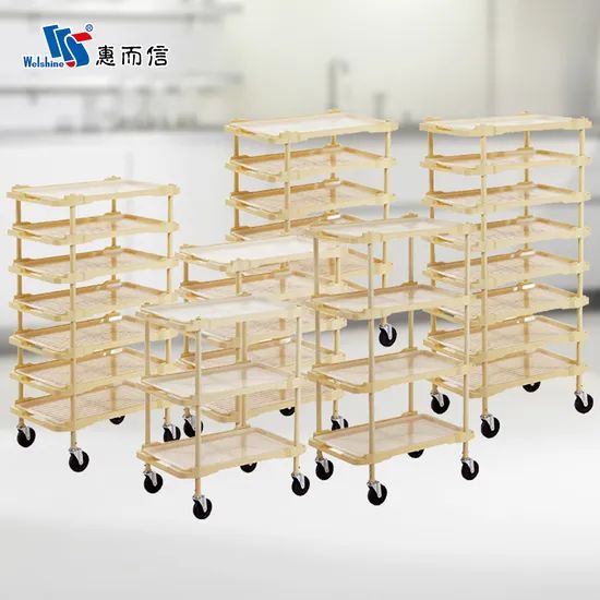 Multi-Layer Storage Cart Movable Floor Rack for Car Rental Snack Storage Trolley - Image 6