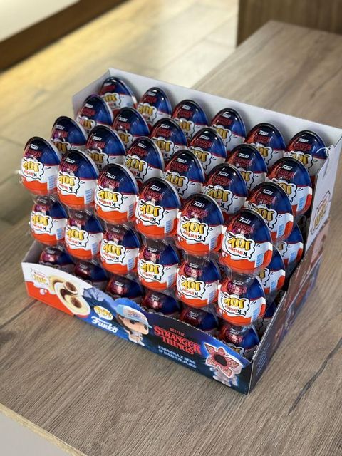 Luxury Kinder Joy Stranger Things Chocolate Egg Sweet Cream Treat Including Collectible Surprise Toy Perfect - Image 3
