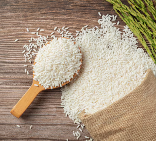 Basmati Rice White Sella Steam Creamy Golden Tasty Organic Hard Dried Short-Grain Grade - Image 4