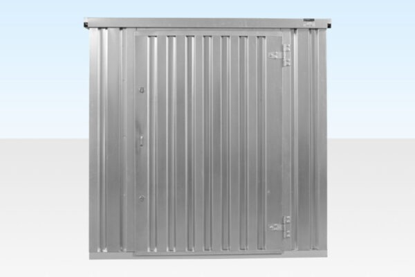 Flat Pack Containers / 4M X 2.1M Flat Pack Container Store – Galvanised - Image 3