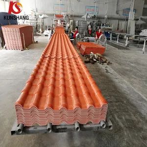 Green Color Synthetic Resin Spanish PVC Roof Tile Size 1050mm Origin China Width 1050mm Weight/M2 4-6kg HS Code - Image 5