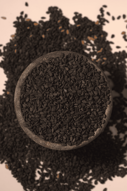 NATURAL BLACK SESAME SEEDS (DOUBLE SKIN) - SORTEX QUALITY - Image 1