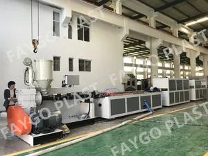 Plastic PVC PE WPC Windows Doors Frame Profile Making Extrusion Machine - Image 3