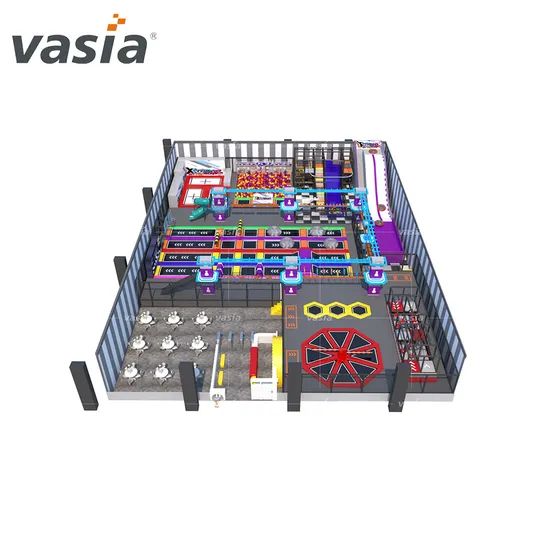 Indoor Trampoline Playground for Sale - Commercial Kids Trampoline Park - Image 2
