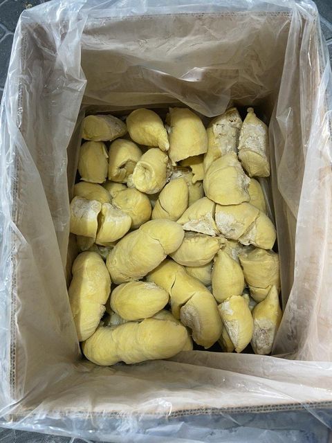 越南工厂直供:特级出口型【金枕头/Monthong】速冻榴莲果肉(支持OEM/定制) Organic Yes Origin Vietnam Type Frozen Durian Packaging 20kg Per Box (customizable) - Image 3