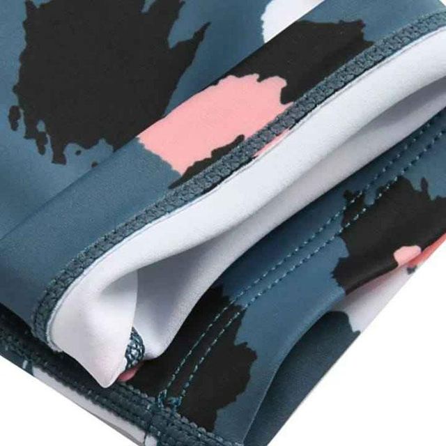 Women's High-Waisted Seamless Athletic Leggings with Stylish Printed Pattern - Custom Private Label Wholesale Activewear - Image 4