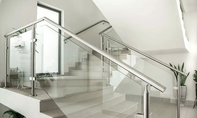 Spigot Based Balcony Glass Railing (Flat Glass) Material Glass Design Ralling Position Balcony Color Transparent Glass Type Flat - Image 3