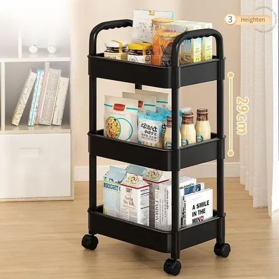 Directly Supplied Household Floor Standing Multifunctional Storage Kitchen Racks - Image 4