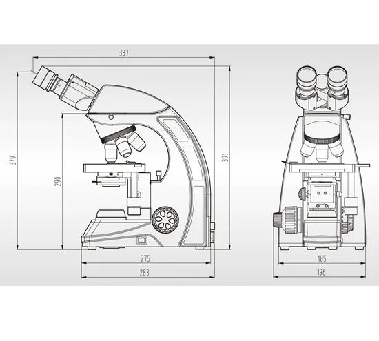 BestScope BS2042B Biological Binocular 3W LED Koehler 4x10x40x100x 30deg 360Rot 145x132mm 1Y - Image 5