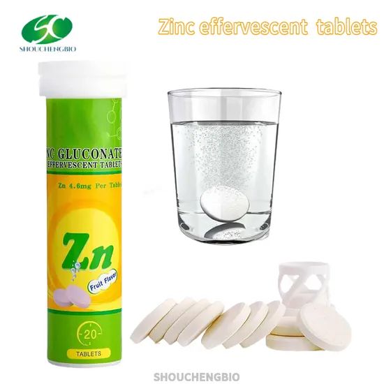 Factory Supply Children Adult Vitamin Zinc Effervescent Tablets Tube - Image 3