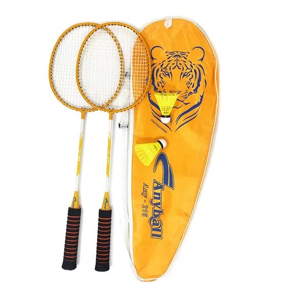 Cheap Price Model 216 Steel Alloy Badminton Racket Pair 2PCS Racquets Badminton with Full Cover Bag Multi Colors - Image 6