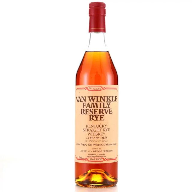 Van Winkle Family Reserve 13 Year Rye - American Whiskey - Whisky - Image 1