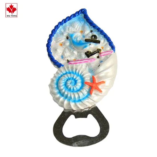 Resin Sea Snail Shape Bottle Opener Origin China Model NO. OEM Style Antique Trademark Wutong Suitable For Home HS Code 392640000 - Image 2