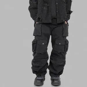 Washed Utility Trousers Custom Logo Style Loose Trademark JX Origin China Material Canvas Function Waterproof Model NO. - Image 5