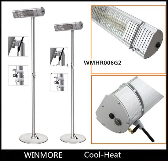 Standing Patio Heater Infrared Heater Radiant Heating IP 65 Origin China HS Code 85162990 Trademark WINMORE Model NO. - Image 1