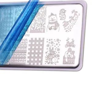 Colorful Embossed Designs Chemical Etching Stamping Nail Plates - Image 5