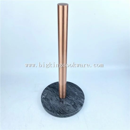 Metal Bar Marble Table Towel Holder - Image 1