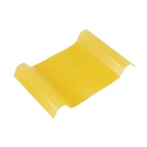 Good FRP Panels FRP Corrugated Sheet GRP Flat Sheet Shape Arched Trademark YQS Origin Jiangsu Type Bent Tiles Length Max:11800mm - Image 1