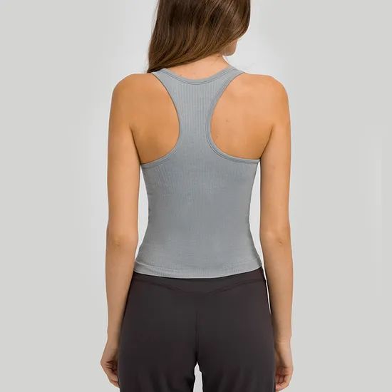Disposable Factory Crop Tank Tops Yoga Workout Wholesale Fitness Wear Tanktop Razorback Tank Top - Image 2