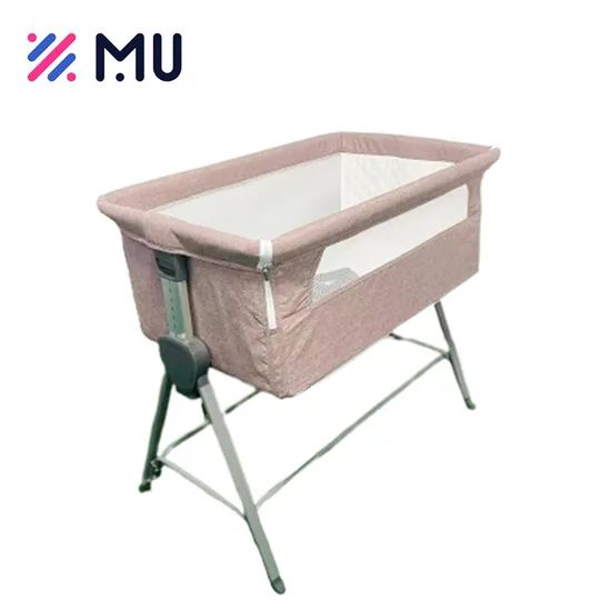 Foldable Steady Adjustable Basic Bedside Baby Bassinet Crib - Image 2