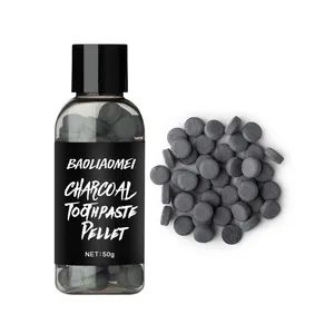 Travel Regenerate Organic All Natural Charcoal Powder Mint Toothpaste Tablet Whitening Private Label Solid Toothpaste - Image 2