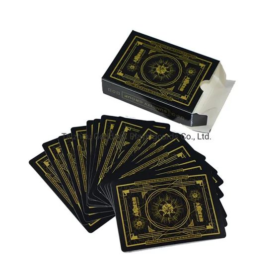 Customized Waterproof Paper Playing Cards Fillet 87x24mm Multicolour Box 1Y MOQ100 - Image 2