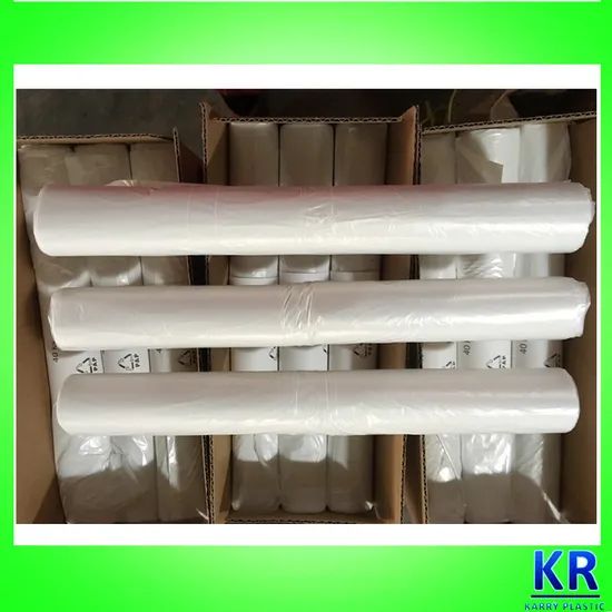 Strong HDPE C-Fold Garbage Bags Age Adult Capacity >10L Model NO. KR-B Handle Plat Bags HS Code 3923210000 Customized - Image 3