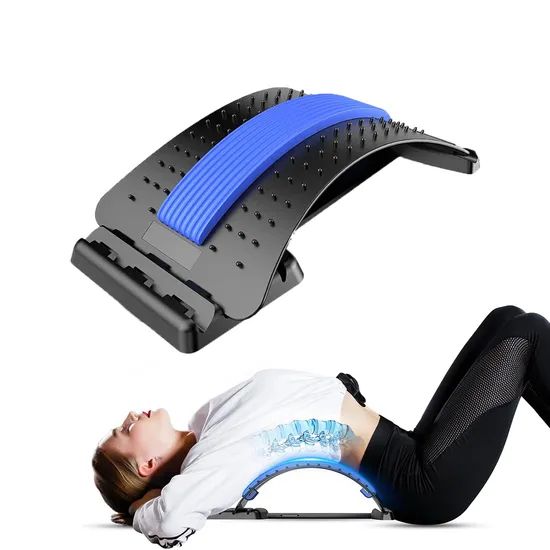Premium Pilates Accessories 3-Setting Adjustable Back and Neck Stretcher for Pain Relief - Image 1