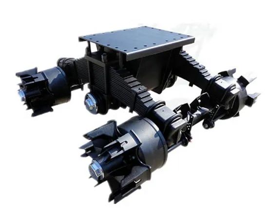 Semi Trailer Rear Axle High Mounting Spoke Wheel Bogie Suspension - Image 6