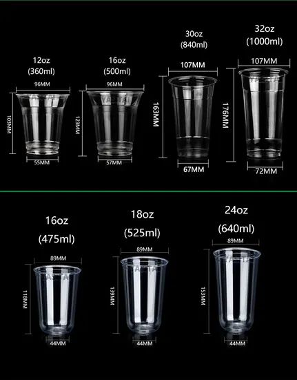 Clear Custom Print Disposable Pet Cup for Cold Drinks Type Cup Origin China Model NO. PET-02 Style Single Wall Sample Time 2 Days - Image 5