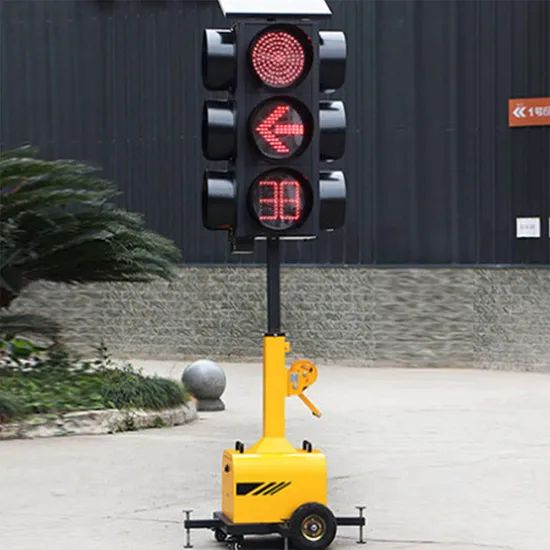 Factory Direct Sales Urban and Rural Waterproof Grade IP66 120lm Solar Powered Temporary Traffic Signal Lights - Image 6