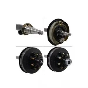 Factory Outlet Standard Axle Kits Suspension Drop Axle 10 Inch Electric Brake for with Axle - Image 6