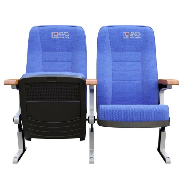 Go High Back Church Auditorium Chair with Folding Table auditorium hall folding seats/cinema theater room seating chair - Image 5