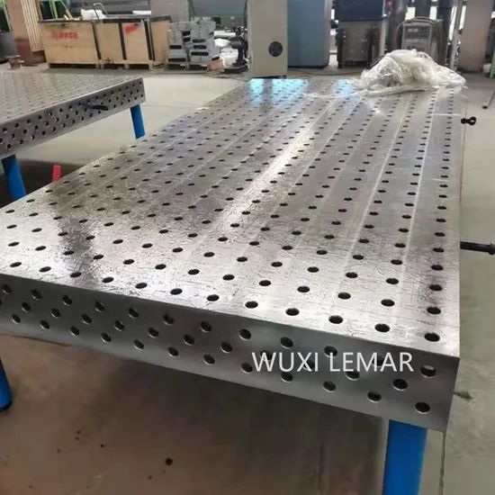1500 3000 100mm D16 Cast Iron Modular Fixture Table - Image 3