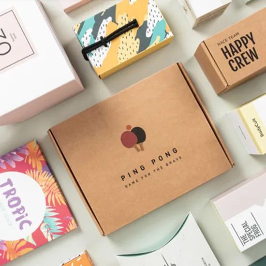 Personalized Printed Packaging Packing Shipping Cardboard Gift Shipping Boxes Mailer Box - Image 1