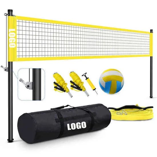 Custom Logo Premium Beach Volleyball Net Set ODM Accept OEM Accept Color Mixed Origin China Weight >280g Material PVC Trademark - Image 2