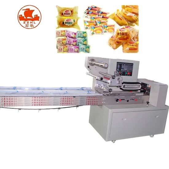 Multi-Function Flow Bread Biscuits Pillow Wrapping Packing Machine from ...