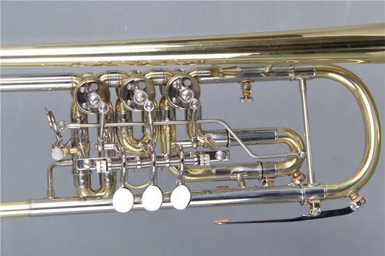 High Grade Rotary Trumpet (TR-400L) / Brass Instrument Trumpet - Image 4