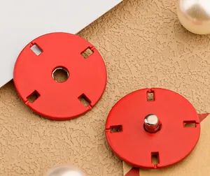 Magnetic Snaps Purse Handbag Clasp Quality Metal Button Shape Round Stock Stock Style Simple Origin China Trademark OEM Element - Image 3