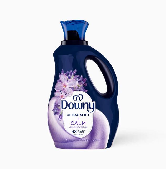Downy Ultra Soft + CALM Lavender and Vanilla Bean Fabric Softener Liquid 138 Loads 93 -fl oz For Export - Image 2